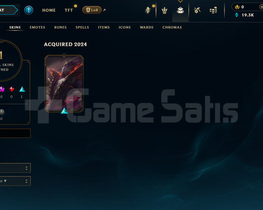 EUW Unranked | 1 Kostüm - 19K Mö | LoL Hesap