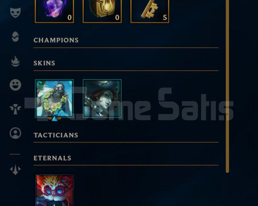 EUW Unranked | 1 Kostüm - 19K Mö | LoL Hesap
