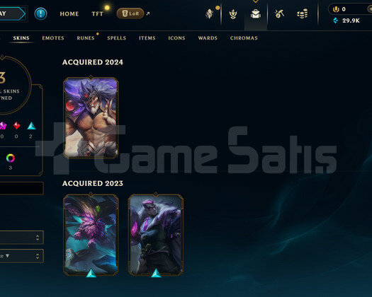 EUW Unranked | 1 Kostüm - 19K Mö |LoL Hesap