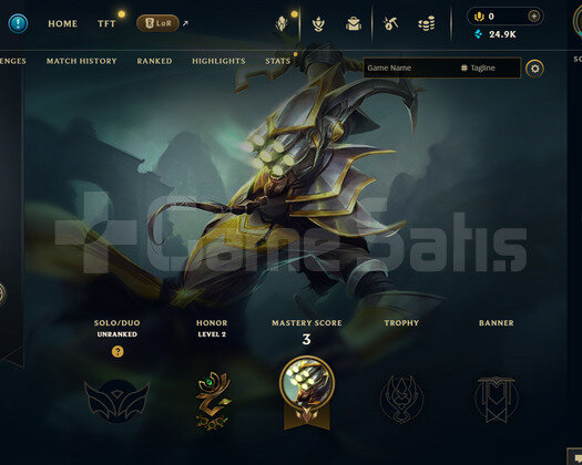 EUW Unranked | 20 Hero - 24K Mö | LoL Hesap