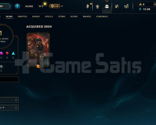 TR Unranked | 1 Kostüm - 15K Mö | LoL Hesap