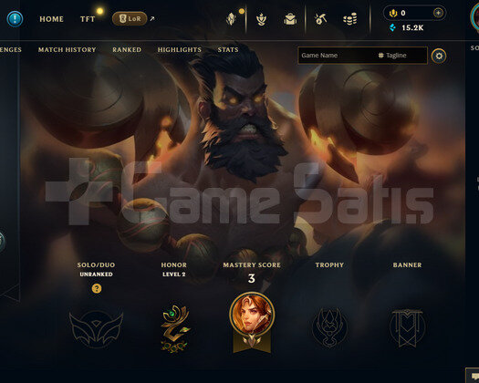 TR Unranked | 1 Kostüm - 15K Mö | LoL Hesap
