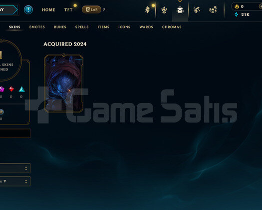 TR Unranked | 1 Kostüm - 21K Mö | LoL Hesap