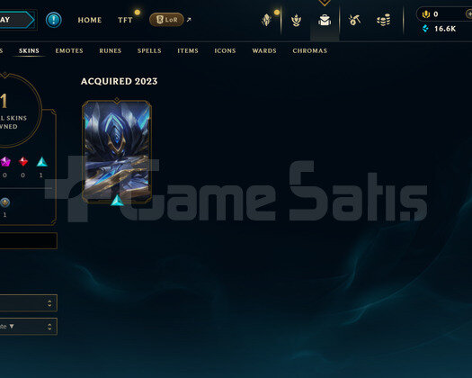 TR Unranked | 1 Kostüm - 16K Mö | LoL Hesap