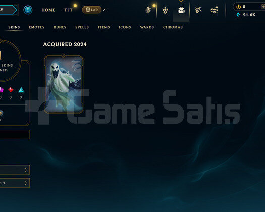 TR Unranked | 1 Kostüm - 21K Mö |LoL Hesap