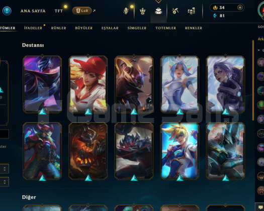 98 LEVEL 22 SKİNLİ MAİNLEMELİK MAİL DEĞİŞİR