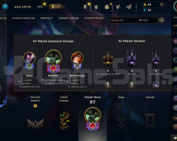 98 LEVEL 22 SKİNLİ MAİNLEMELİK MAİL DEĞİŞİR