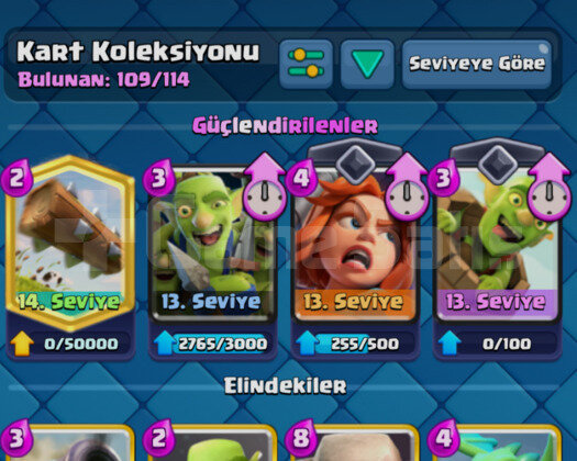 Level 14 deck Royale Hesap