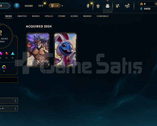TR Unranked | 2 Kostüm - 35 Hero | LoL Hesap