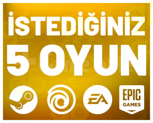 İstediğiniz 5 Oyun +Garanti