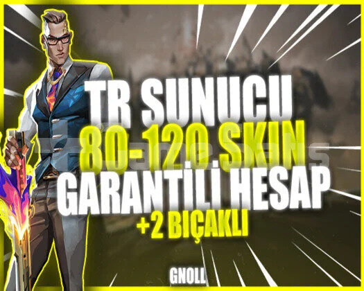 KESİN TR SUNUCU 80-120 SKİN GARANTİLİ HESAPLAR