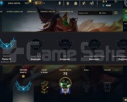 RUS SERVERİ PLAT 4 SKİNLİ HESAP