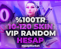 VALORANT 100 TR 10-120 SKIN VİP RANDOM
