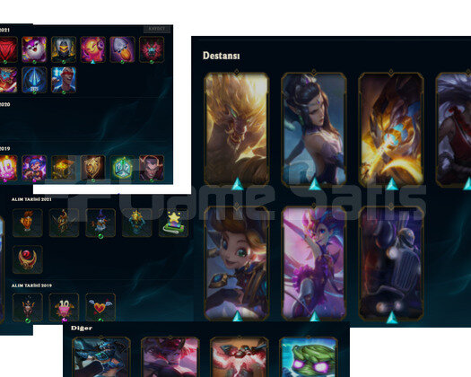 12 SKIN 44 HERO DEMIR 2 HANDMADE  HESAP
