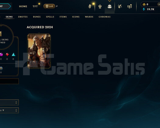 EUW Unranked | 1 Kostüm - 19K Mö | LoL Hesap