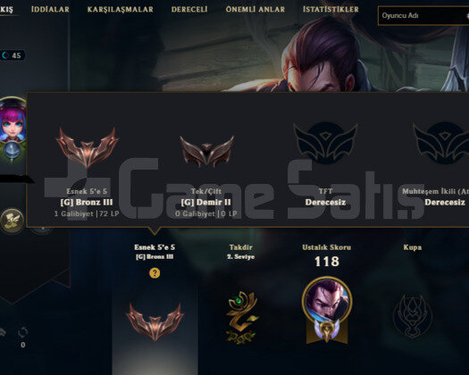 2 EFSANEVI 10 SKIN 34 HERO DEMIR 2 HANDMADE HESAP