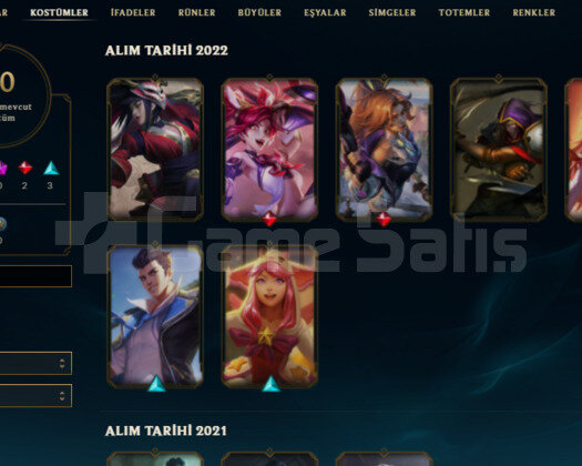 2 EFSANEVI 10 SKIN 34 HERO DEMIR 2 HANDMADE HESAP