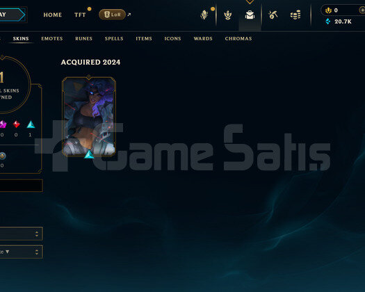 EUW Unranked | 1 Kostüm - 20K Mö |LoL Hesap