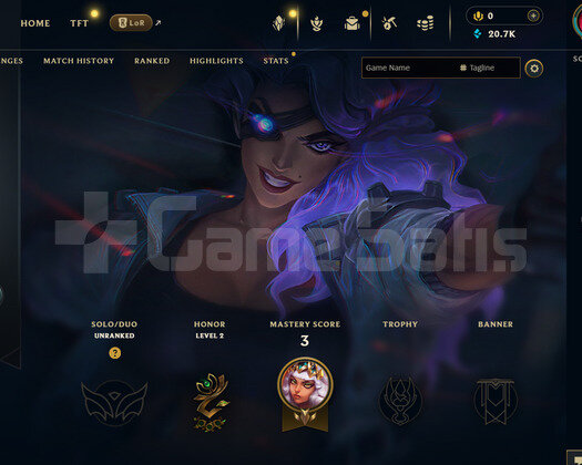 EUW Unranked | 1 Kostüm - 20K Mö |LoL Hesap