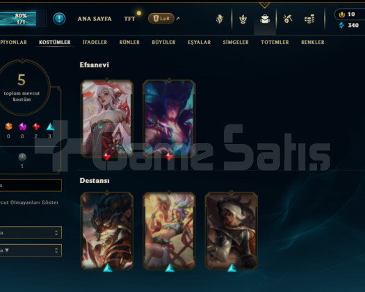 UNRANKED güzel skinli yan hesabım