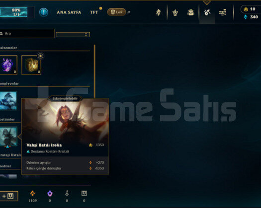 UNRANKED güzel skinli yan hesabım