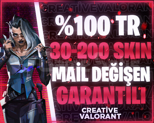 TR SUNUCU | 30-200 SKİN MAİL DEĞİŞEN | GARANTİLİ