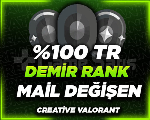 TR SUNUCU | DEMİR 1-2-3 RANK DÜŞÜK RMR | GARANTİLİ