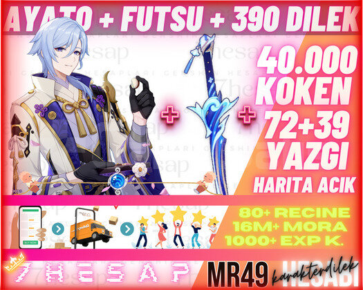 EU|MR49 Ayato+FUTSU 390Dilek-40000Köken72+39Yazgı