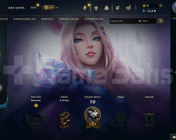 EUW Geçen Sezon Plat |1 Kostüm - 22 Hero | LoL