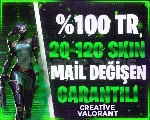 TR SUNUCU | 20-120 SKİN MAİL DEĞİŞEN | GARANTİLİ
