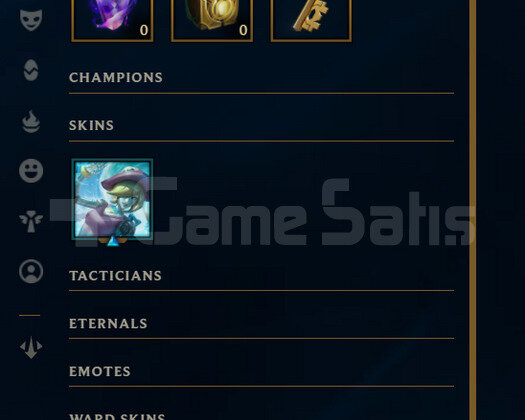 TR Geçen Sezon Plat | 3 Kostüm - 17K Mö | LoL