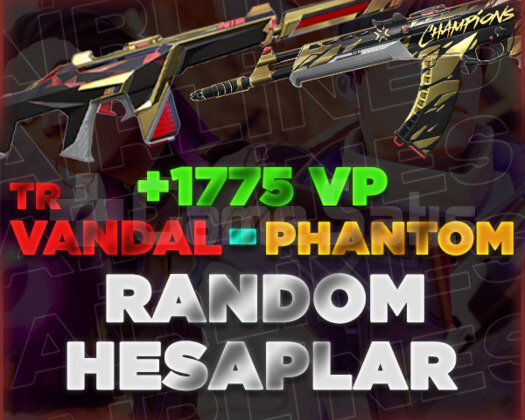 TR  | +1775VP VANDAL - PHANTOM GARANTİLİ HESAPLAR