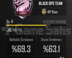 9.7 SEVİYE KLAN İSİM AKTİF 5 DAKİKADA TESLİMAT