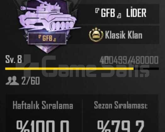8.8 SEVİYE UCUZ KLAN İLK GELEN ALIR 5 DAKİKA TESLM
