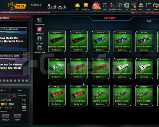 ELİTLİ + DOLU QUANTUMLU ZULA HESAP + GARANTİ