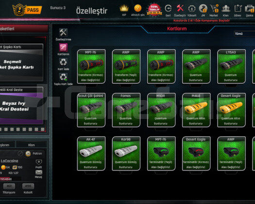 ELİTLİ + DOLU QUANTUMLU ZULA HESAP + GARANTİ