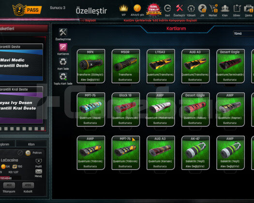 ELİTLİ + DOLU QUANTUMLU ZULA HESAP + GARANTİ