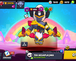 24000 KUPALI + ELMASLI + SKİNLİ BRAWL STARS HESABI