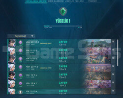 Yücelik 1 / Yüksek MMR Fresh account
