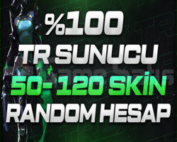 50-120 TR SERVER GARANTİLİ DOPDOLU ULTRAVİP RANDOM