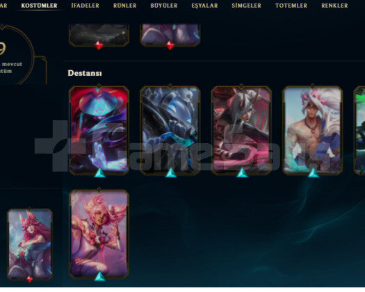 EUW 9 SKIN 32 HERO IHTISAMLI KARMA HANDMADE UNRNKD