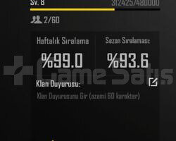 8.7 SEVİYE KLAN İSİM DEĞİŞİM AKTİF ANINDA TESLİM