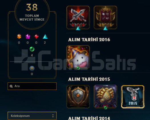 30SV HANDMADE UNRANKED 2 SKIN 50 HERO BJK SIMGELI