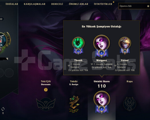 30SV HANDMADE UNRANKED 2 SKIN 50 HERO BJK SIMGELI