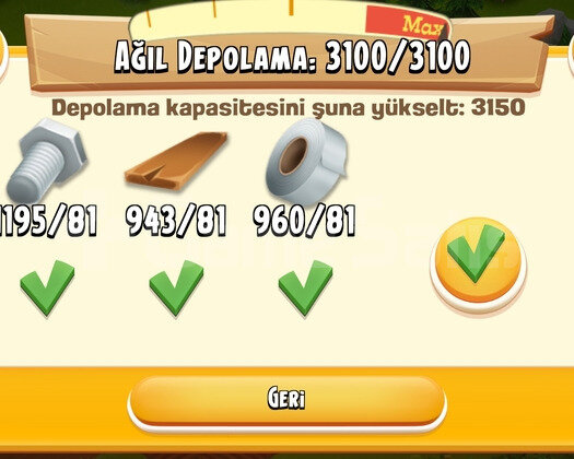 1200 DEPOLU İÇİ FUL AGİL DOLU OYUN