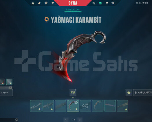 YAĞMACI KARAMBİT/UZAY AVCI/KELEBEK EPOSTA HESAP