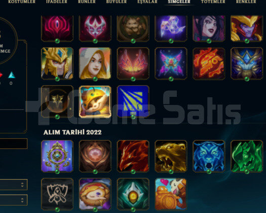 TR 75 SEVIYE 12 SKIN 67 HERO HANDMADE UNRANKED ACC