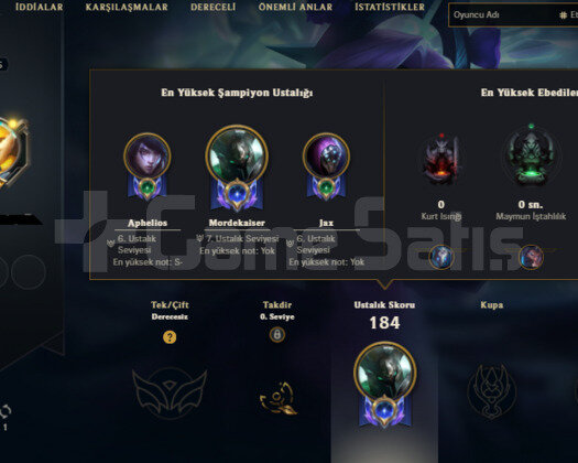 TR 75 SEVIYE 12 SKIN 67 HERO HANDMADE UNRANKED ACC