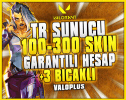 KESİN TR SUNUCU 100-300 SKİN VIP HESAPLAR +3 BIÇAK