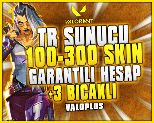 KESİN TR SUNUCU 100-300 SKİN VIP HESAPLAR +3 BIÇAK